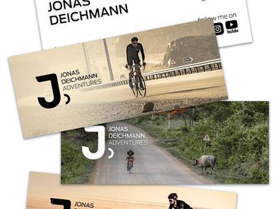 Jonas Deichmann — Visitenkarten